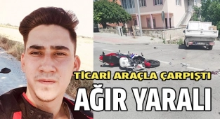 18 yaşındaki lise öğrencisi genç kazada ağır yaralandı