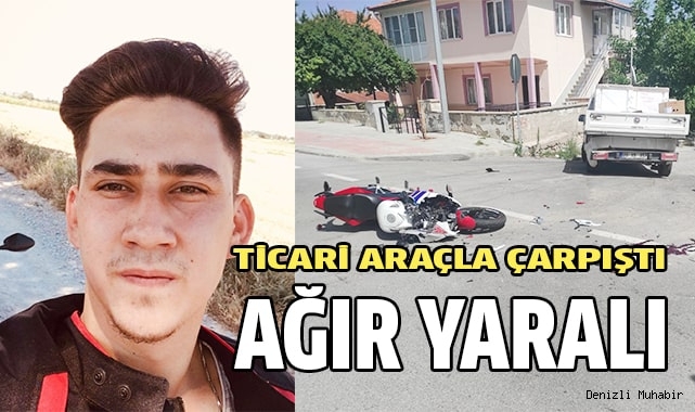 18 yaşındaki lise öğrencisi genç kazada ağır yaralandı