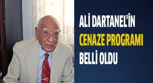 Ali Dartanel'in cenaze programı belli oldu