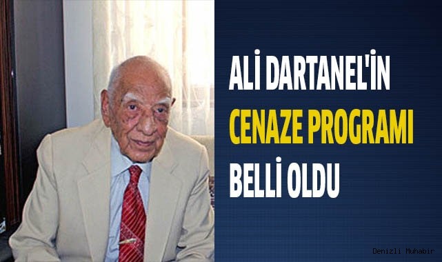 Ali Dartanel'in cenaze programı belli oldu