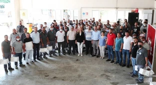 BAŞKAN DOĞAN ÇALIŞMA ARKADAŞLARI İLE BAYRAMLAŞTI