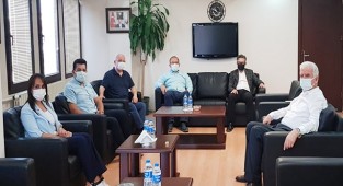 Başkan Tefenlili İl Sağlık Müdürü Öztürk ve beraberindeki heyeti ağırladı