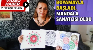 Boyamayla başladı, mandala sanatçısı oldu