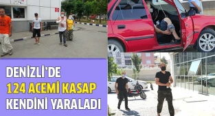 Denizli'de 124 acemi kasap kendini yaraladı