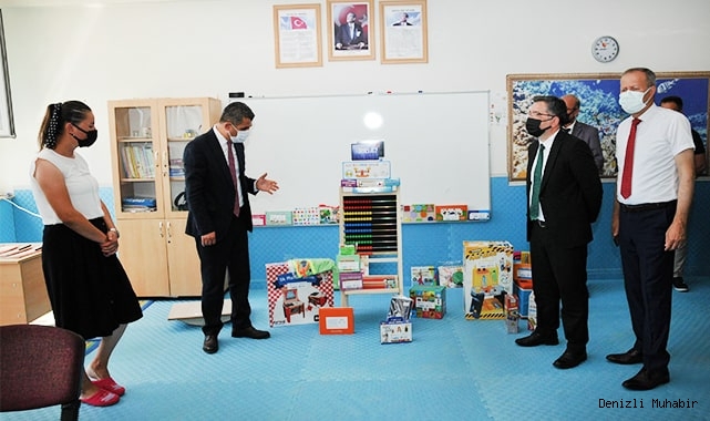 Denizli’de 52 otizm özel eğitim sınıfına malzeme dağıtıldı
