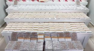 Denizli’de binlerce kaçak tütün ürünü yakalandı