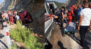 Denizli-Muğla yolunda kaza: 5 yaralı