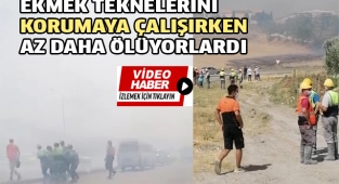 Ekmek teknelerini korumaya çalışırken az daha ölüyorlardı