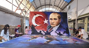 Genç ressamlar ‘Telafi de Ben De Varım’ dedi