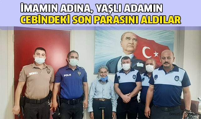 İmamın adı kullanılarak dolandırılan yaşlı adamı polis ve zabıta teselli etti