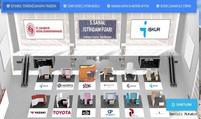 İşverenler sanal fuarda iş arayanlarla buluşuyor