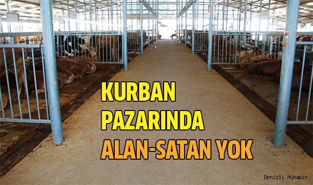 Kurban pazarında yaprak kıpırdamıyor