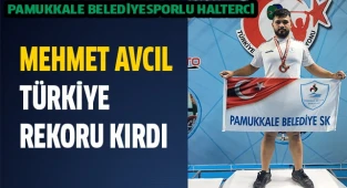 MEHMET AVCIL TÜRKİYE REKORU KIRDI