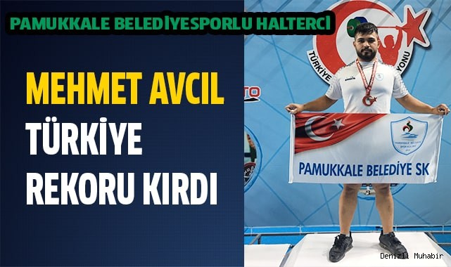 MEHMET AVCIL TÜRKİYE REKORU KIRDI