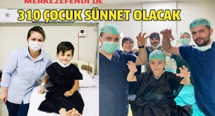 Merkezefendi de 310 çocuk sünnet olacak