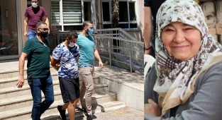 Oğlu tarafından öldürülen kadın toprağa verildi