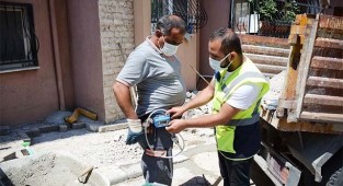 Pamukkale Belediyesi personeline iş hijyeni ölçümü uyguladı