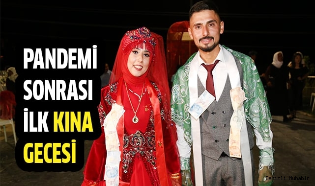 Pandemiden sonra ilk kına gecesi