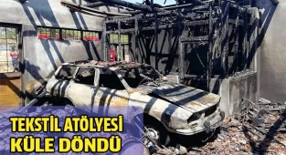 Park halindeki otomobil yandı