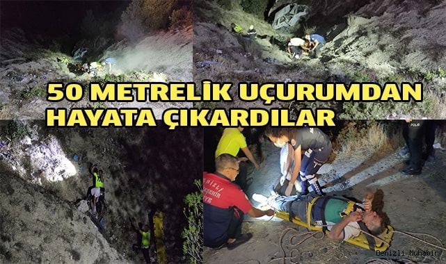 Polis ve sağlıkçılar kan ter içinde kurtardı