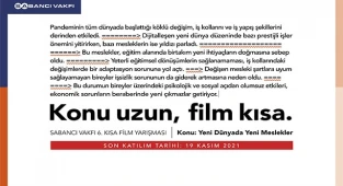 SABANCI VAKFI ALTINCI KISA FİLM YARIŞMASI’NA BAŞVURULAR BAŞLADI