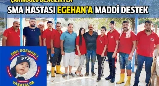 SMA hastası Egehan’a maddi destek