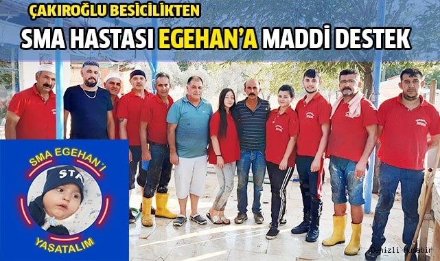 SMA hastası Egehan’a maddi destek