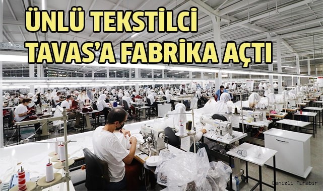 Tavas, Efe'sinin yanında tekstili ile de konuşulacak