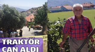Traktör can aldı
