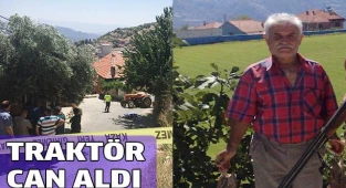 Traktör can aldı