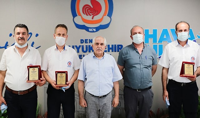 Ulaşım A.Ş.’den başarılı şoförlere plaket