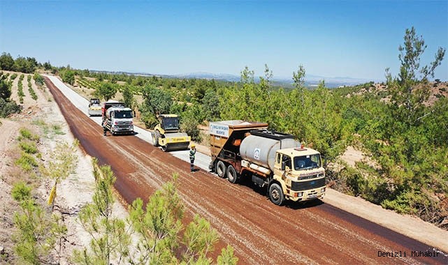 12 kilometrelik toprak yol asfaltlandı