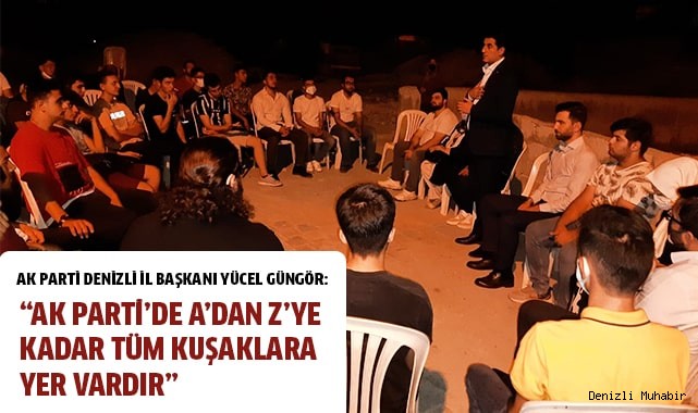 “Ak Parti’de A’dan Z’ye kadar tüm kuşaklara yer vardır”