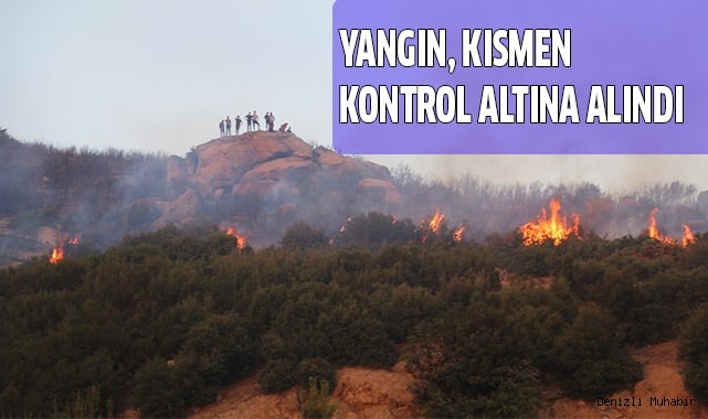 Buldan'daki orman yangını kısmen kontrol altına alındı