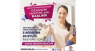 Büyükşehir'de öğrenim yardımı müracaatları başlıyor