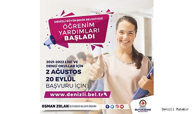 Büyükşehir'de öğrenim yardımı müracaatları başlıyor