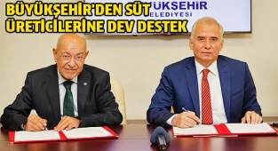 Büyükşehir'den süt üreticilerine dev destek