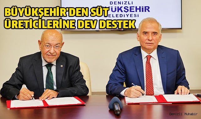 Büyükşehir'den süt üreticilerine dev destek