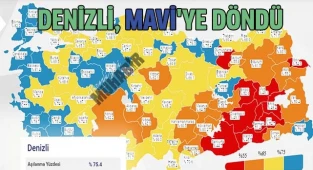 Denizli, Mavi renk oldu