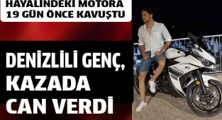 Denizlili genç, kazada can verdi