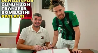 Denizlispor günün son transfer bombasını patlattı