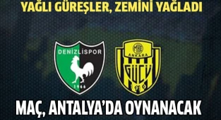 Denizlispor'un bu haftaki maçı başka şehre alındı