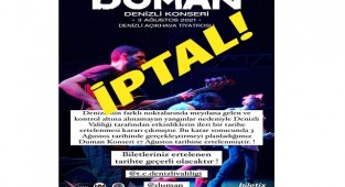 DUMAN KONSERİ İPTAL!