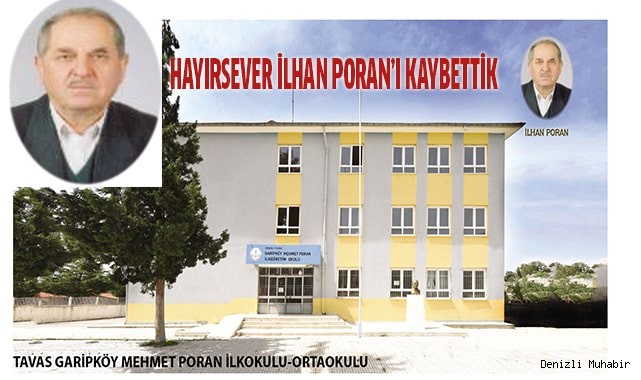 Hayırsever İlhan Poran’ı Kaybettik