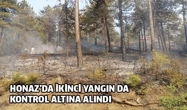Honaz’da ikinci yangında kontrol altına alındı