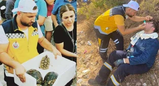 Kahramanlar yangın bölgelerinden döndü