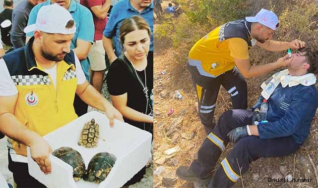 Kahramanlar yangın bölgelerinden döndü