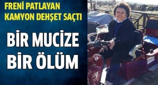 Kamyonun altında kalan kadın öldü, yeğeni kazadan yara almadan kurtuldu