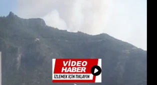 Kızılcabölük'te  yangın