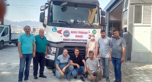 Manavgatlı besicilere yörüklerden 6 ton yem desteği